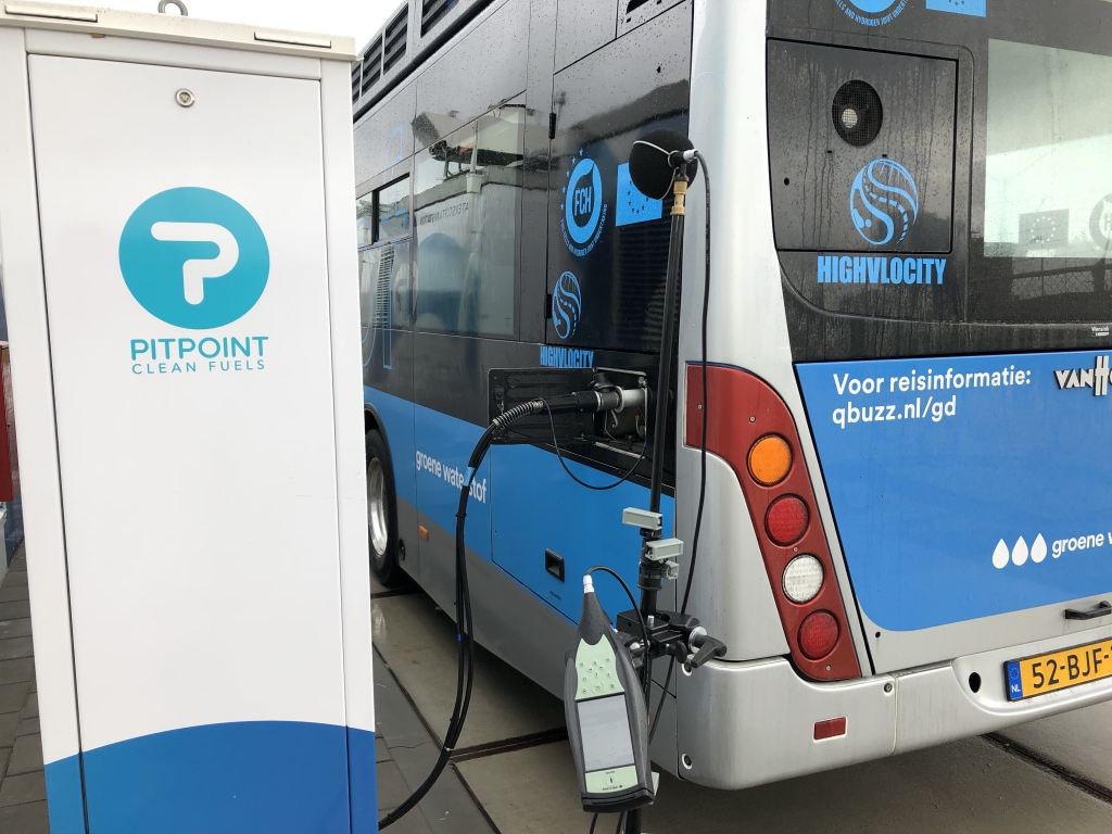 Waterstoftankstation PitPoint Westervoortsedijk in Arnhem