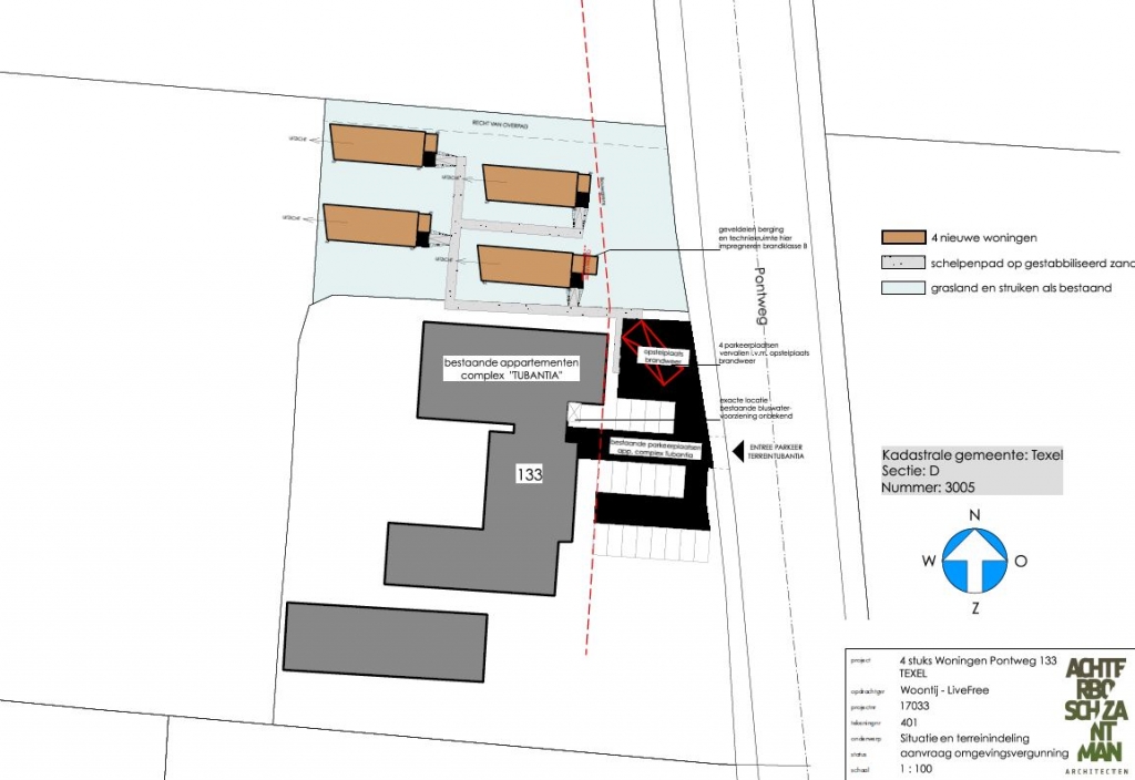 Verkeerslawaai onderzoek 4 woningen Pontweg te Texel