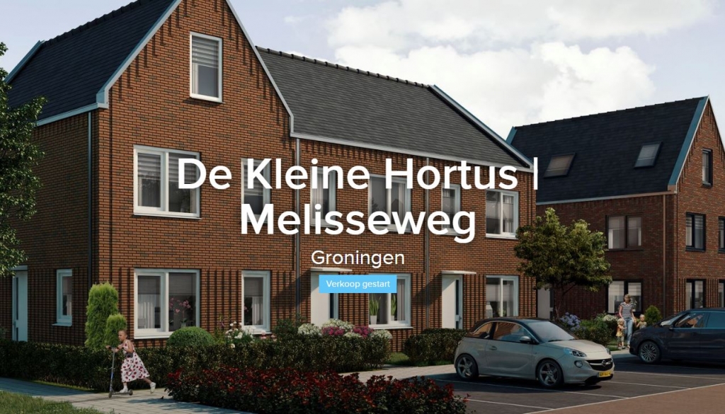 Woningbouwontwikkeling De Kleine Hortus | Melisseweg te Groningen